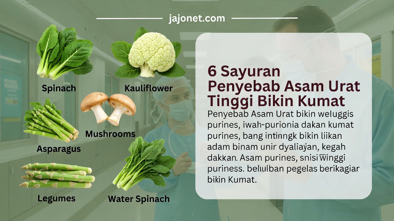 Sering Dikira Sehat, 6 Sayuran Penyebab Asam Urat Tinggi Bikin Kumatq