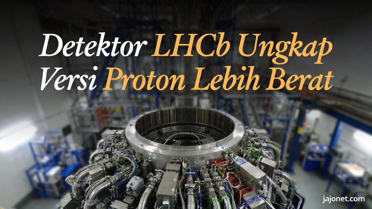 Canggih! Detektor LHCb Ungkap Versi Proton Lebih Berat
