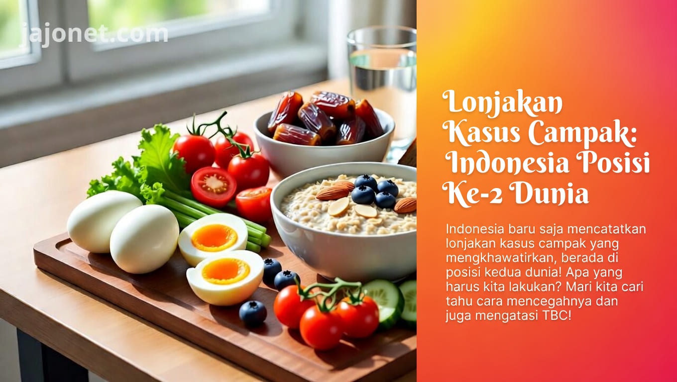 Lonjakan kasus Campak (Indonesia posisi ke-2 dunia) & pencegahan TBC.