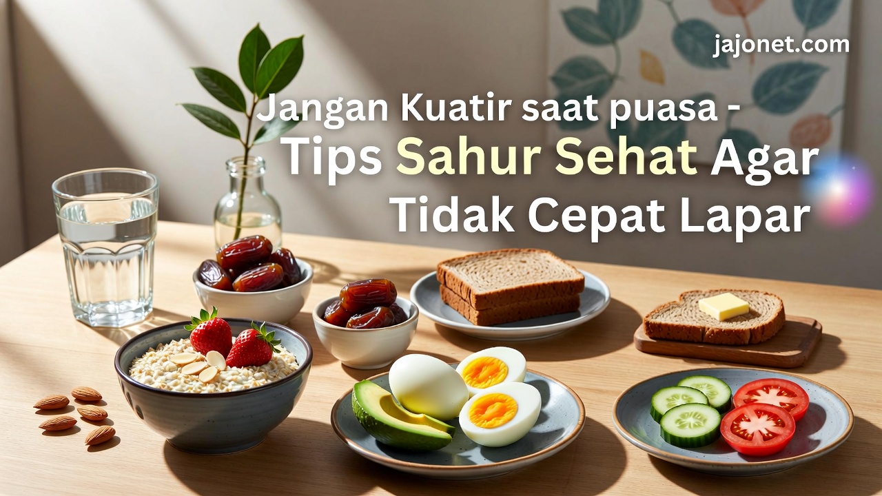 Tips Sahur Sehat Agar Tidak Cepat Lapar & GERD Saat Puasa